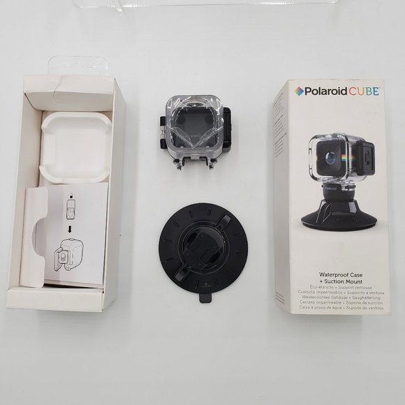 Polaroid CUBE Waterproof Case & Suction Mount - NIB - Picture 5 of 13